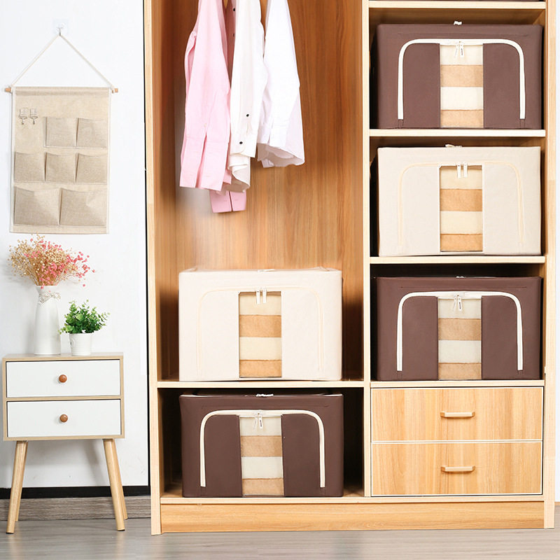 整理师专用钢架收纳箱 可折叠百纳箱宿舍衣柜衣物 家居防水整理箱,收纳整理,收纳箱,淘宝优惠券,粉丝福利购,淘宝优惠卷