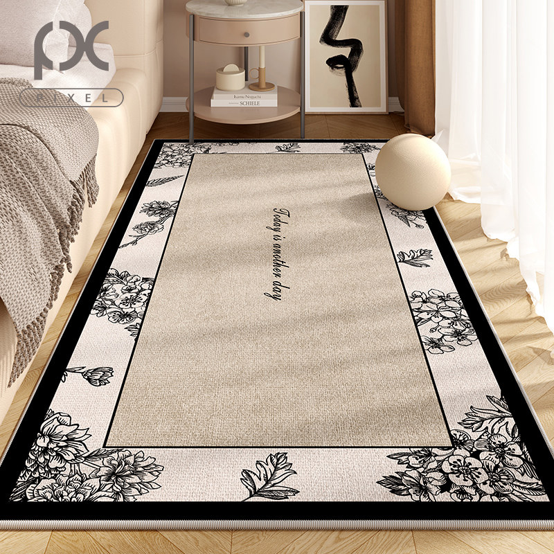 地毯卧室床边毯免打理全铺房间地垫法式大面积茶几毯隔音可睡可坐,居家布艺,床边毯,淘宝优惠券,粉丝福利购,淘宝优惠卷