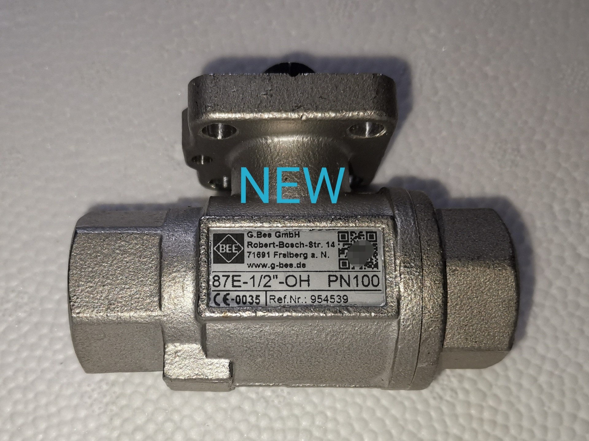 德国BEE球阀手阀阀门87E-1/2-OH PN100 95