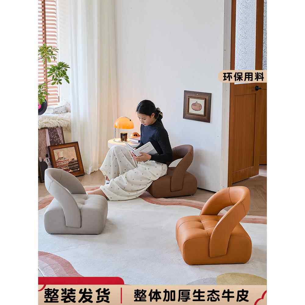 真皮高级感靠背小椅子轻奢矮凳小凳子小板凳客厅家用沙发凳茶几凳
