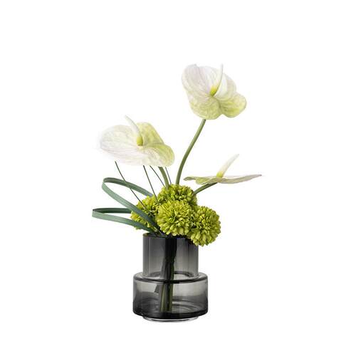 高级感整体花艺现代轻奢轻奢玻璃花瓶高档浴室洗手台装饰品