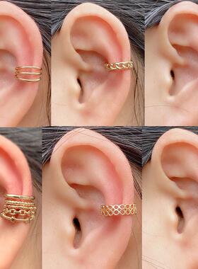 15 Designs Ear Cuffs Clip On Non Pierced Hole Ear Cuff Fake
