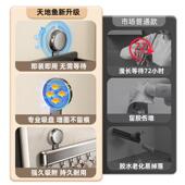 吸盘厨房挂钩挂杆免打孔厨房置物架锅铲勺子一体挂架壁挂式 收纳架