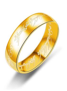 lord of the rings stainless steel ring jewelry purity ring