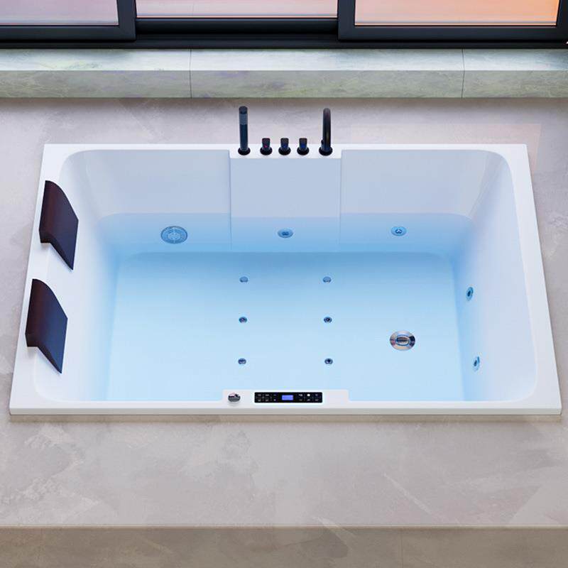 双人嵌入式浴缸智能恒温加热缸亚克力家用成人轻奢高档水疗按摩缸