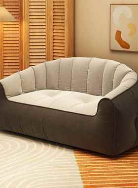 懒人沙发可躺可11176睡卧室发双的人榻榻出租房小沙客厅休闲米躺