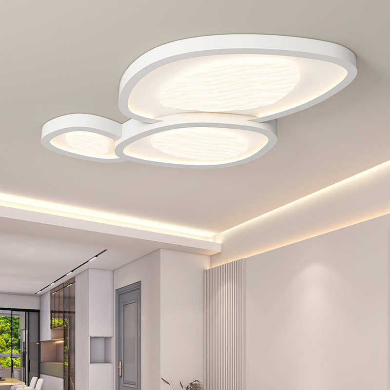 奶油风云朵吸顶灯客厅灯简约现代大气超亮大厅灯护眼卧室灯具套餐,家装灯饰光源,智能吸顶灯,淘宝优惠券,粉丝福利购,淘宝优惠卷