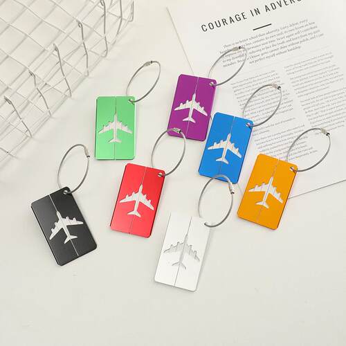 Wholesale Aluminum Alloy Luggage Tags, Hanging Tags, Flight