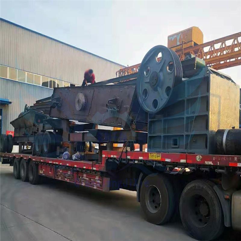 pe69型大理石粗碎颚式PE600*90破碎机 矿山机青产鄂破碎石石制砂