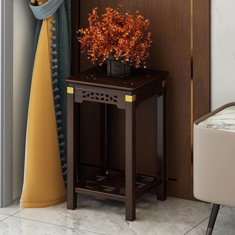 花架植花子客厅落地式架花盆置物一体靠墙物摆放架电APH视柜旁摆