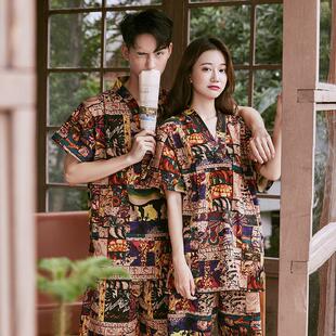 汗蒸服女男款大尺码高档盐蒸服桑拿服酒店洗浴浴服美容院养生客人