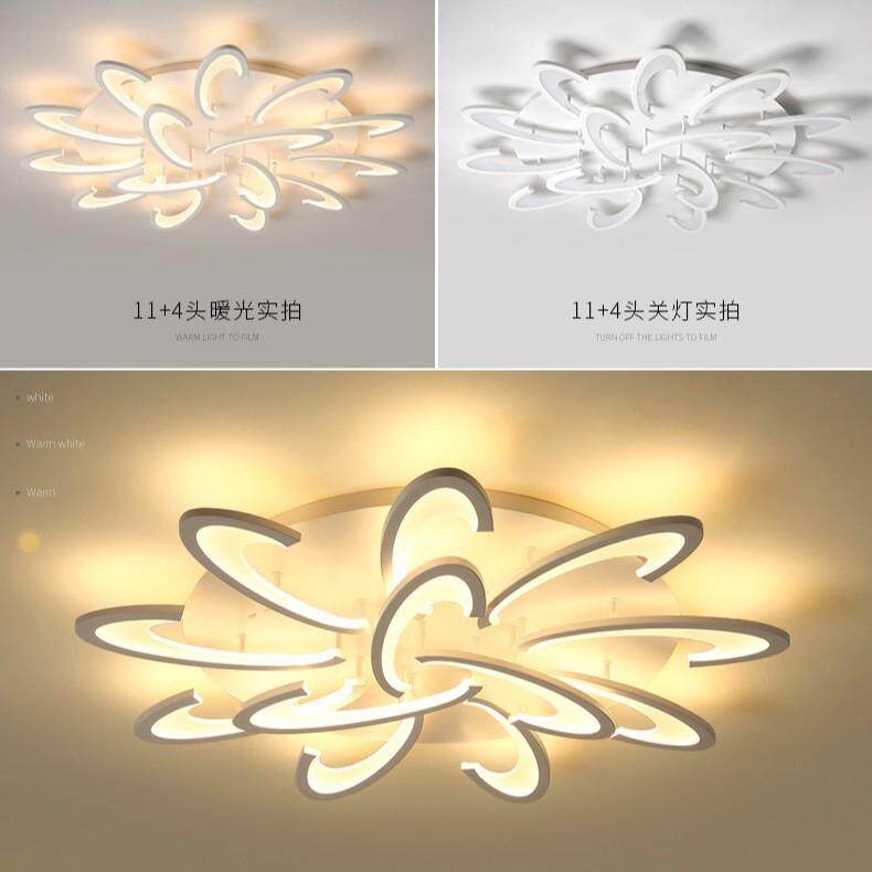 led吸顶灯现代简约风车形客厅灯卧室灯室内照明大气艺术灯具灯饰