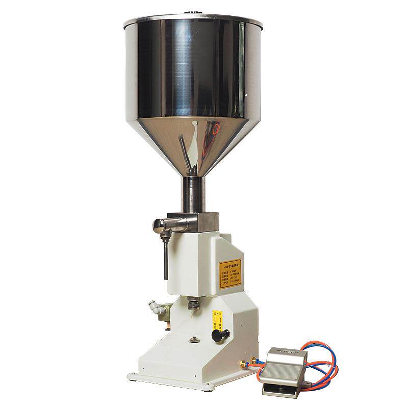 半自动小型液体灌装机化妆护肤品乳霜气动膏体精油定量灌装机设备