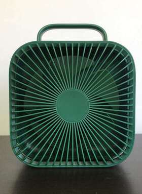 墨绿色伸缩摇头便携可充电折叠风扇Desk Fan