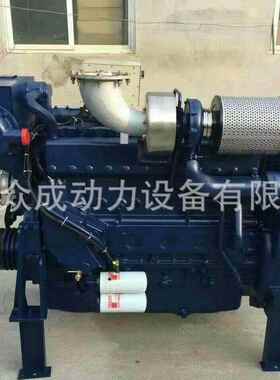 潍坊柴油发动机WD12船用5350马力3ABD6L12C0匹船 机厂源家头