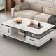 茶几客厅家用小户型钢化玻璃桌子简约现代电视柜组合方形岩板茶桌