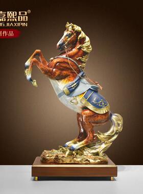 全铜马摆件赤兔马到成功家居客厅办公店铺装饰品乔迁开业礼品大号