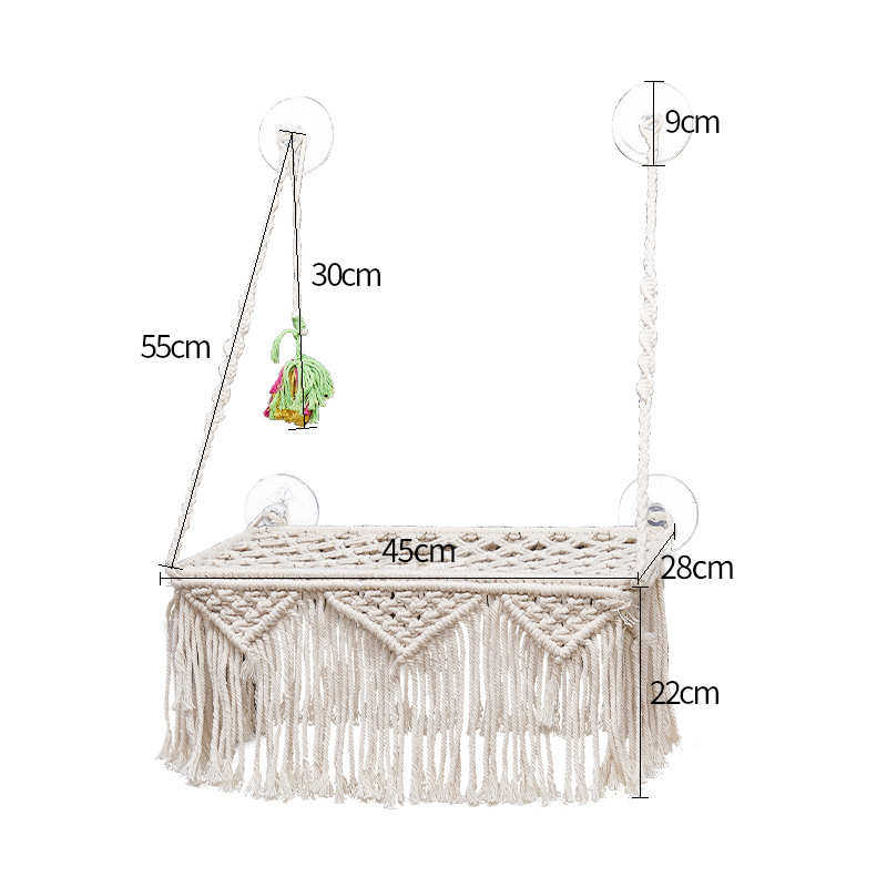 棉 椅猫秋千 挂毯吊床波西窝吸盘吸盘花边吊床米亚绳猫,宠物/宠物食品及用品,猫窝/屋/帐篷/沙发,淘宝优惠券,粉丝福利购,淘宝优惠卷