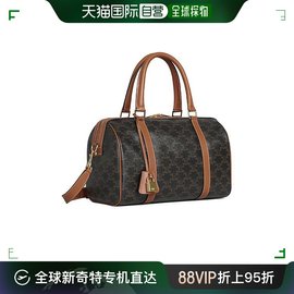 CELINE/思琳 Triomphe 帆布和小牛皮波士顿包