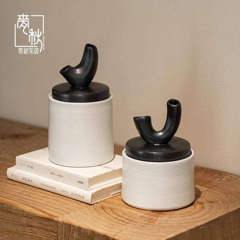 QY创意小众陶瓷首饰收纳托盘饰品展示架玄关收纳家居软装艺术感摆