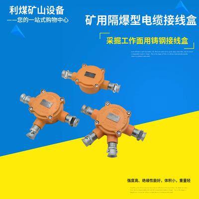 40A铸钢款接线盒BHD2-40/1140(660)-4G矿用隔爆型低压电缆接线盒