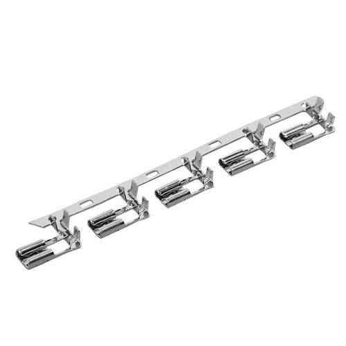 4.8旗型插簧橫带DJ627-D4.8A187旗形端子4.8弯头插拔式接线器