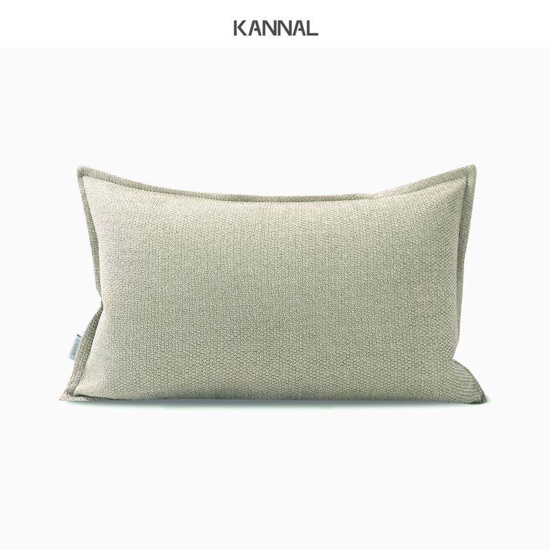 正品『暖灰』现简米灰色大象靠包代棉粗麻抱枕沙发靠枕样板灰间腰