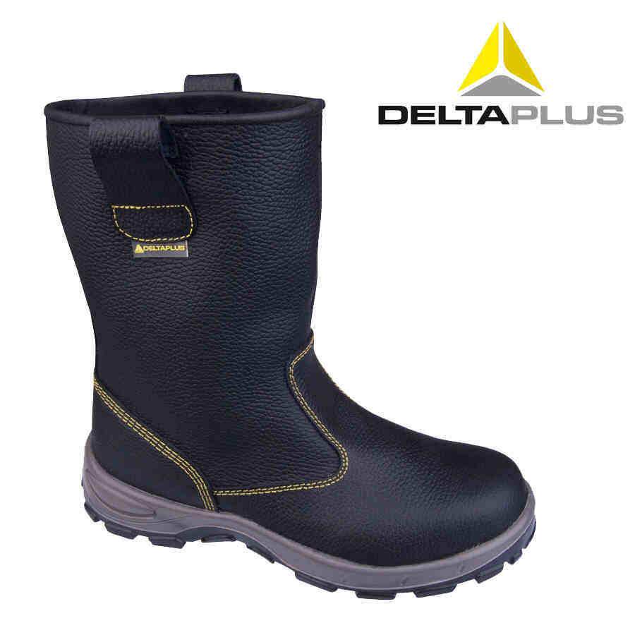 代尔塔高帮301116钢包头劳保鞋男秋冬保暖安全靴防砸防穿刺防护鞋