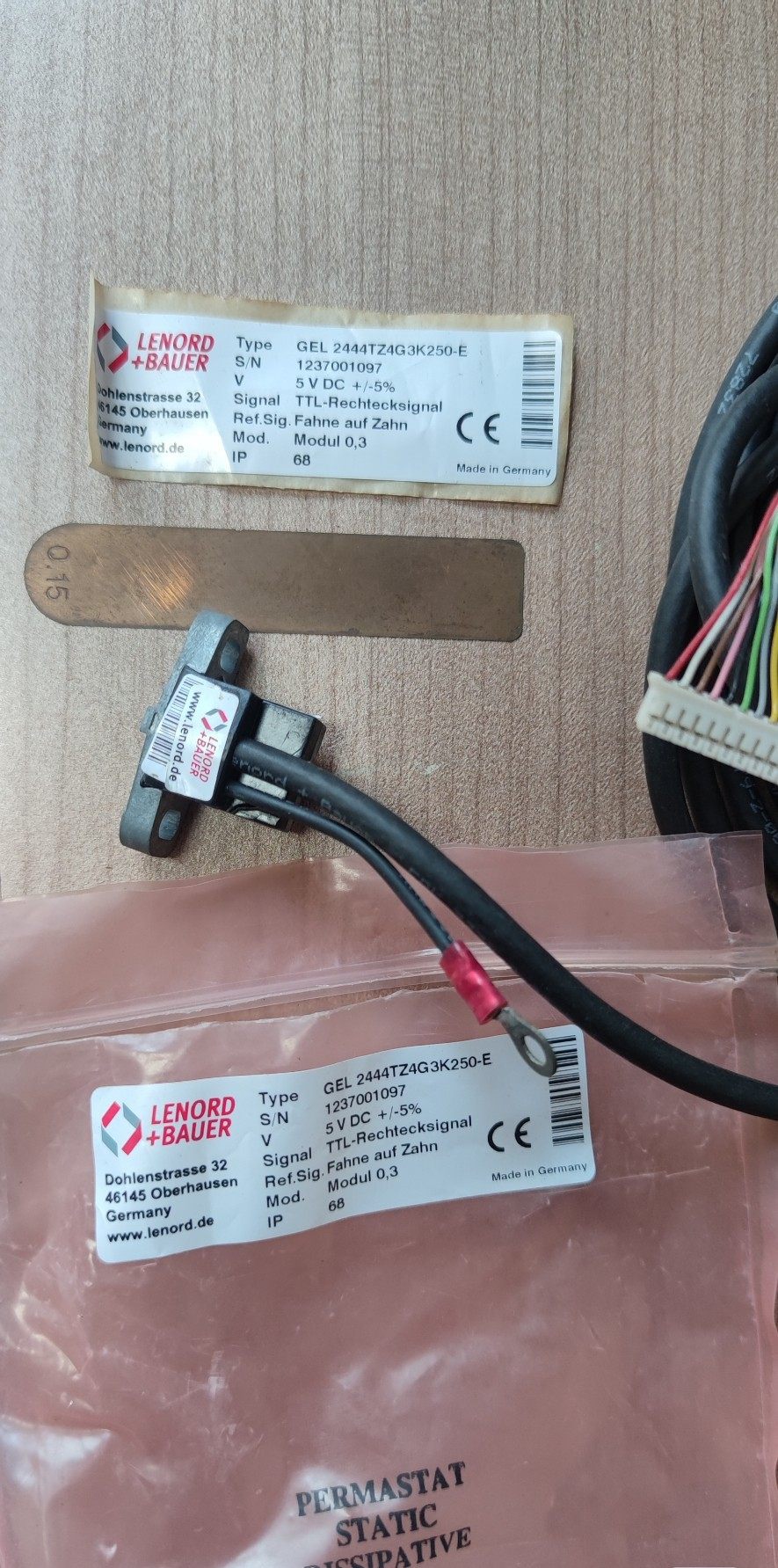 L+B   GEL2444高速机床主轴速度编码器。