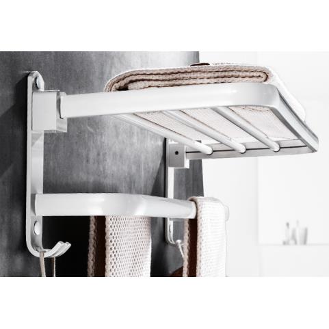 XKD-5086太空铝亮光浴巾架、毛巾架、浴室毛巾架一个起批