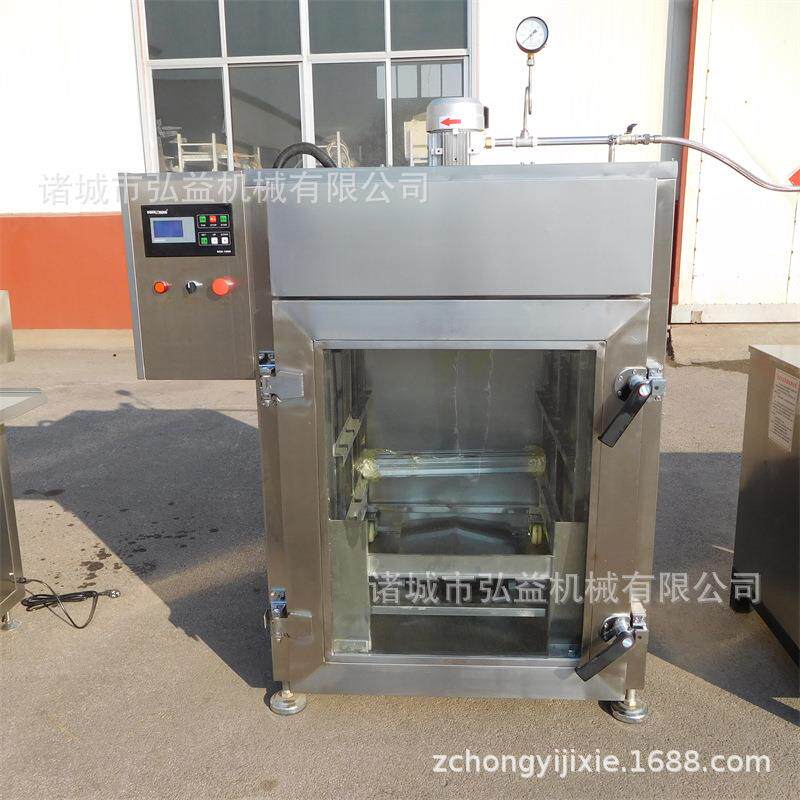 全自动咸鱼烤鸡烟熏上色设备 豆腐干熏烤箱 全自动熏肉炉