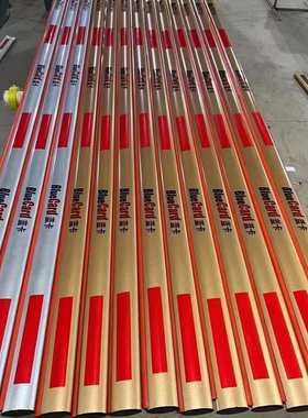 BlueCard蓝卡椭圆LED灯条道闸杆75*40停车场道闸栅栏杆小区起落杆