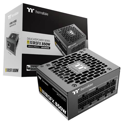 TT玲珑SFX小电源850W/750W/650W全模组电源原生5.1电源ATX3.1规范