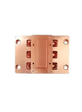 焊接散热器JWD0400 L86xW60xH52.5mm 紫铜CU1100 应用于CPU治具