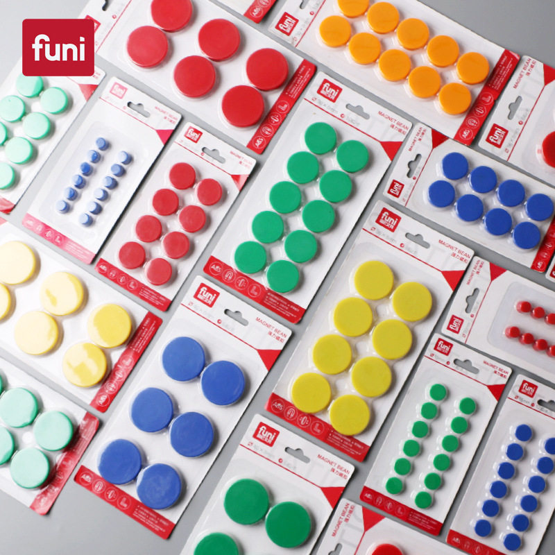 多彩平面强力磁铁尺寸学习磁性贴