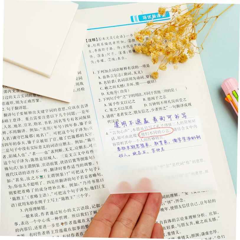 transparent sticky note 透明便利贴即时贴 memo notes 便签贴