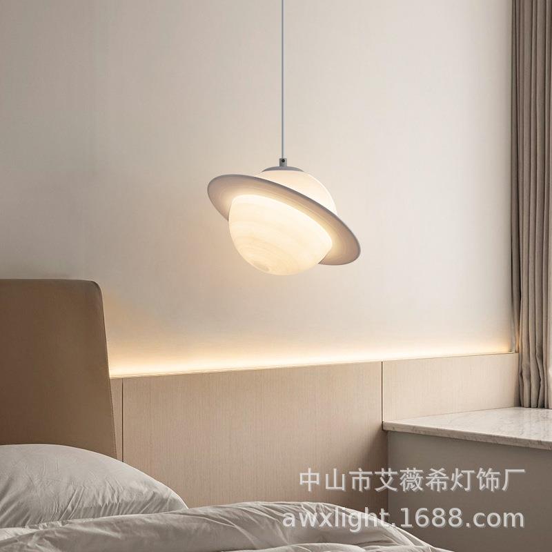 led吊灯卧室餐厅灯简约现代创意个性餐厅灯具北欧别墅吧台吊灯