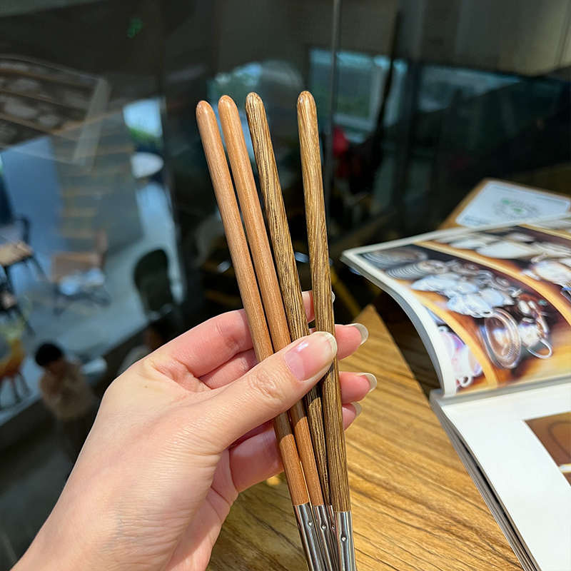 【老板娘自留款漂亮】鸡翅木筷子红檀木筷子