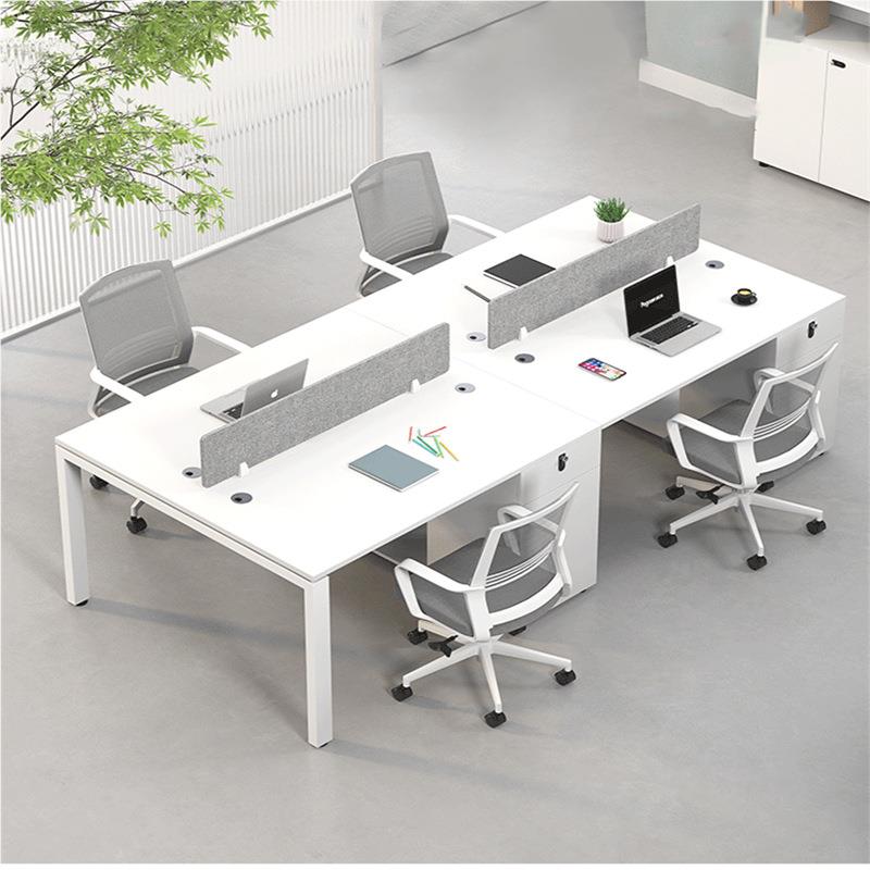 办现办公家具办公室职员简公桌椅组合约代6六人位员工桌工位