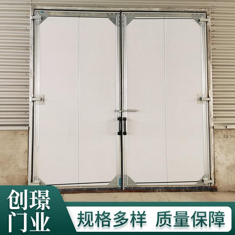 厂家厂房车间门折叠推拉门保温推拉门pvc防尘门 工业平开门