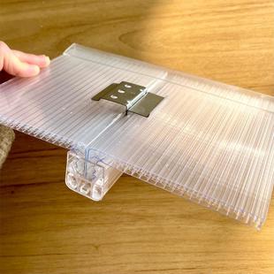 屋面光U型锁扣PC光板农温室中空板防雾采滴PC聚OVK碳酸酯阳遮业阳