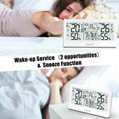 大屏幕带有温湿度计 气象站