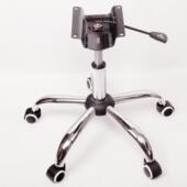 座椅旋转底座转椅配件托盘支架气杆气压棒升降杆底盘脚架套件轮子