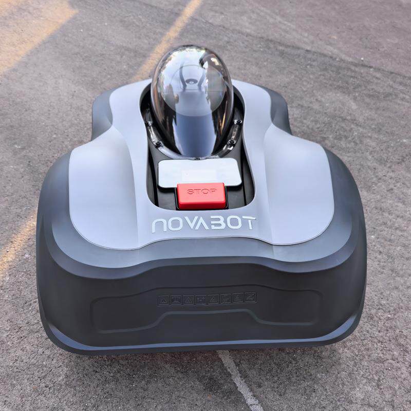 手机APP操控24KG自动避障割草机器人自动回充多星定位出口割草机