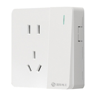 明装五孔插座带开关免拔插大功率明线连体开关插座明盒联排插座