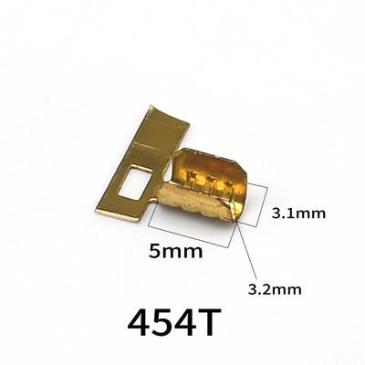铜扣/压线扣/对接扣/453/454冷压连绕端子大小铜扣压接扣接线端子