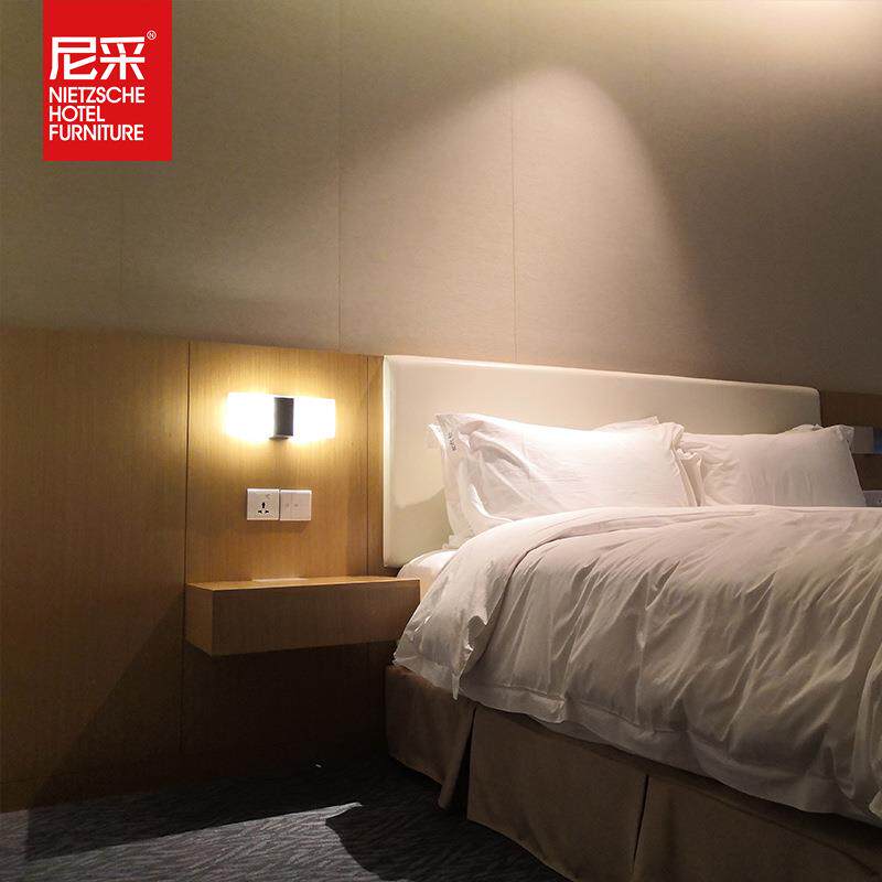 现代简约商务便捷假日智选连锁酒店板式客房套房标间家具