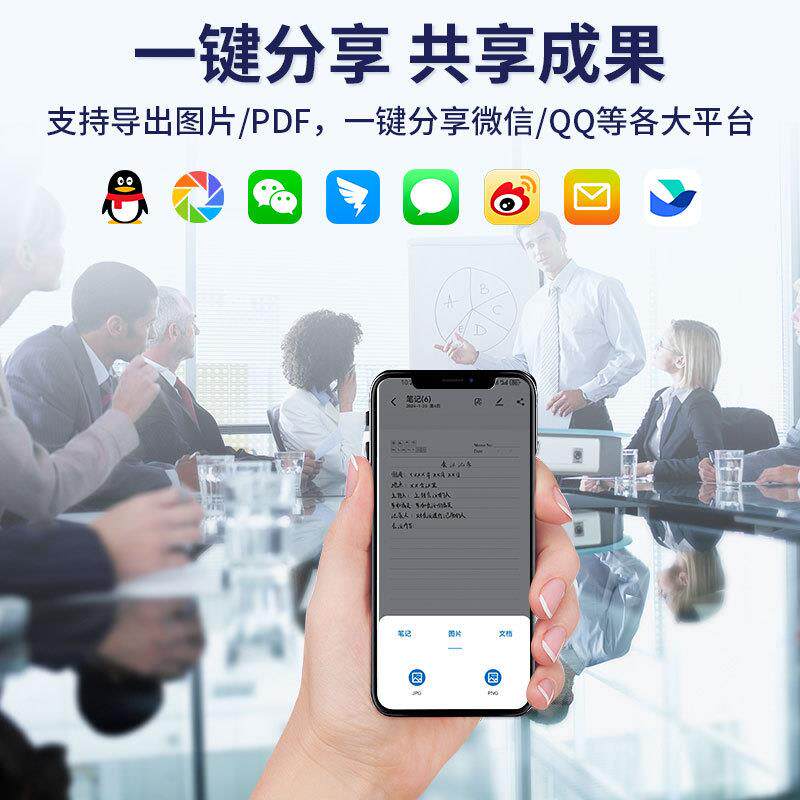 6记智能手写本商务电子3记手事本数厂位板纸笔写A2板家