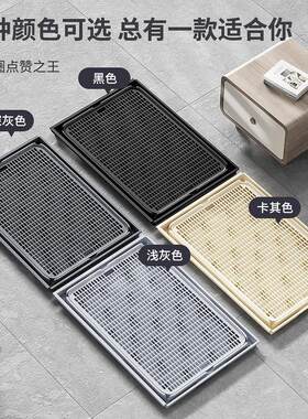 可拼接猫砂垫防带出猫砂盆垫子防带砂过滤控砂垫超大号双层落砂垫