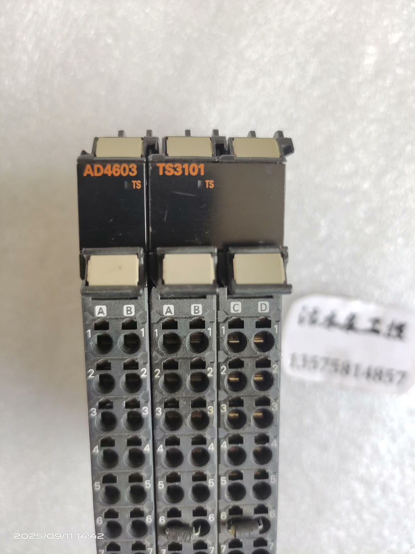 欧姆龙NX-AD4603模拟量输入单元，TS3101温度传感